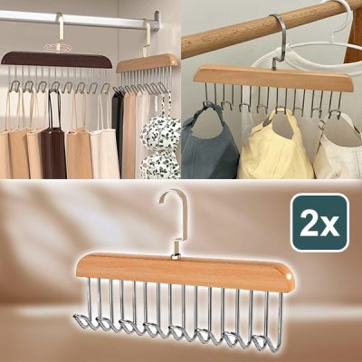 Protiskluzový věšák s 8 háčky (2 ks) | OCTAHANGER