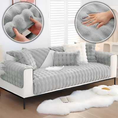 Plyšový potah na pohovku | VELVECO