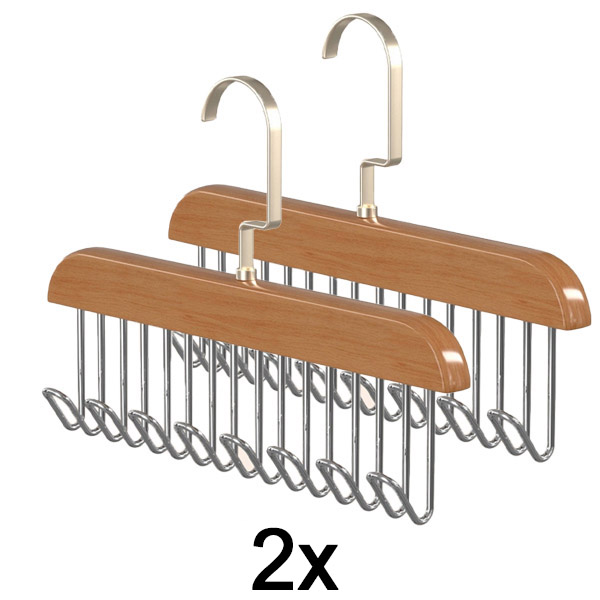 1x Protiskluzový věšák s 8 háčky (2 ks) | OCTAHANGER