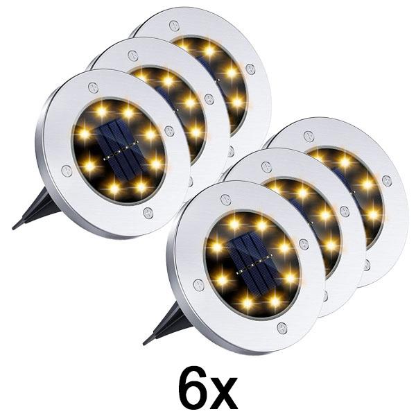 2x Solární podlahová světla pro venkovní použití (3 ks) | LUMIGARD