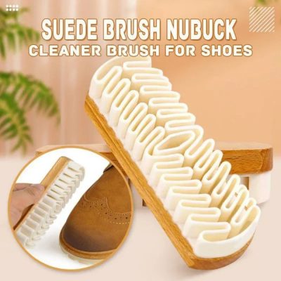 Gumový kartáč na semiš a nubuk - statické zvednutí, bez poškrábání | RUBSHOE
